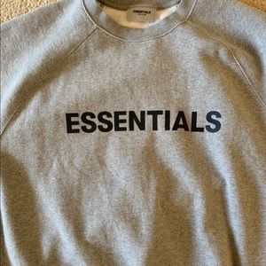 Fear of god essentials crew neck sweater